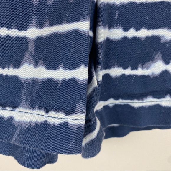 Lands' End Blue White Tie Dye Mid Rise Shorts Size 14 Petite - Picture 3 of 10
